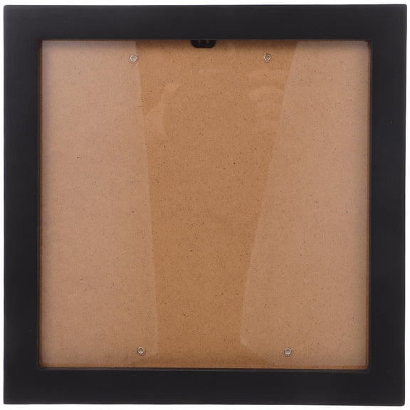 FOMIYES Black Small Shadow Box Frame for CD Albums, Quick Install Display Case, Elegant Wall Decor for Home Office