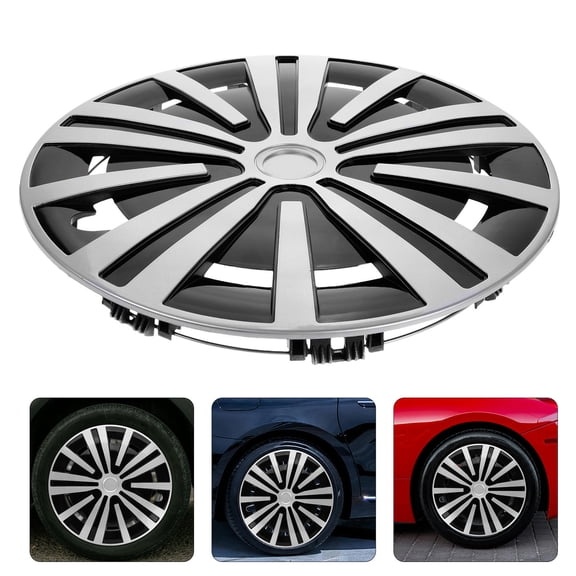 FOMIYES Black Steel Trailer Hub Cover Durable Wheel Hub Cover for Car Wheel Protection
