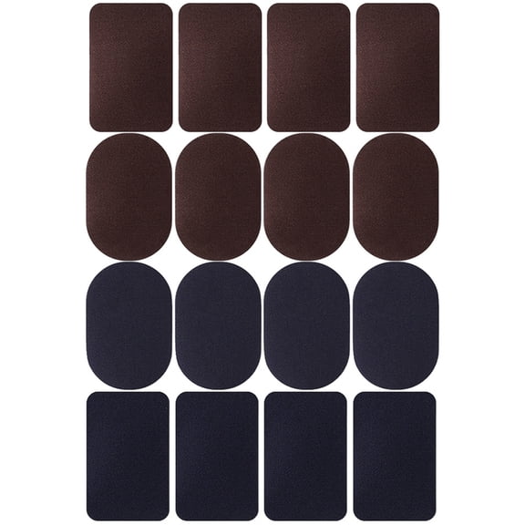 FOMIYES Black Twill Fabric Patches for Clothes DIY Craft Embellishment