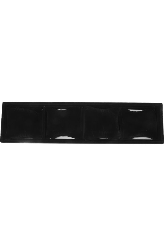 Reusable Black Watch Display Tray with Pillow and Detachable Grids for Display and Storage