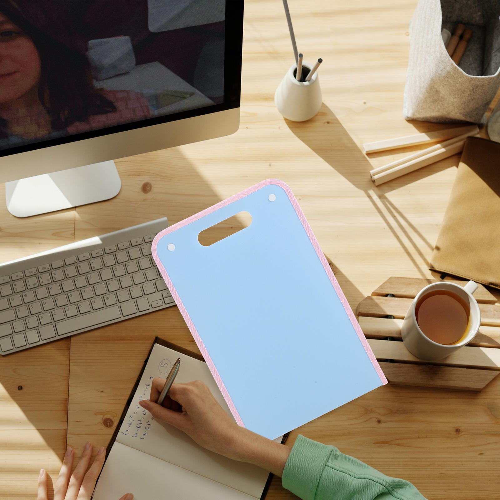 FOMIYES Blue Expandable File Folder for Small Documents and Receipts ...