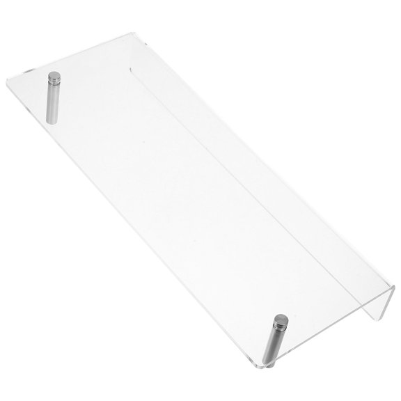 FOMIYES Book Display Rack Floating Bookshelf Clear Acrylic for Shop Use 1Set