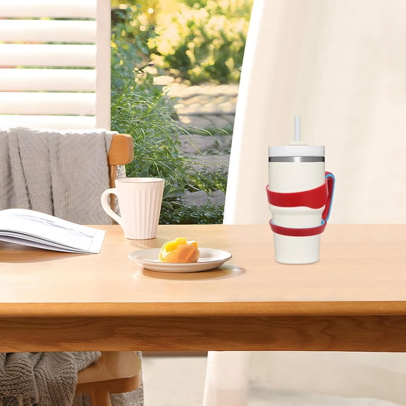 FOMIYES Handle Ergonomic Design Polypropylene Plastic Fits Most Standard Tumblers and Water Bottles