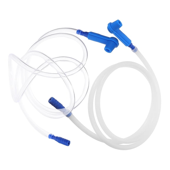 FOMIYES Brake Bleed Hose for Car Use ABS Rubber Durable Brake Fluid Connector Kit 1 5M 1 2M