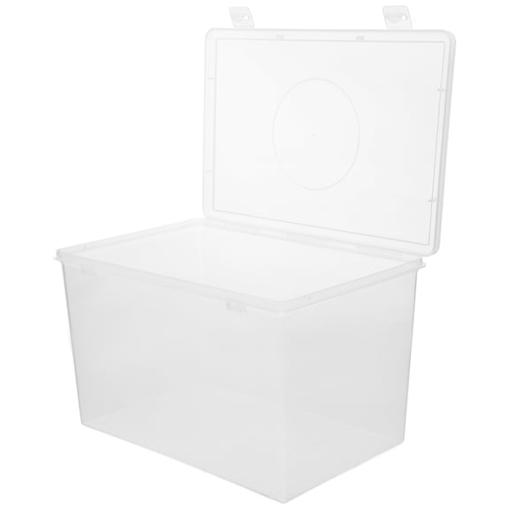 FOMIYES Transparent PP Bread Storage Container Thin Bread Box 1 Piece