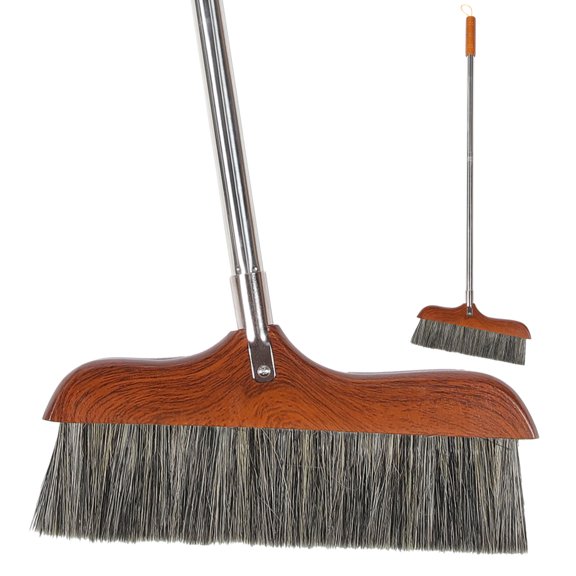FOMIYES Bristle Broom Floor Wiping Broom Long Handle Clean Broom Long Handle Broom Floor Brush