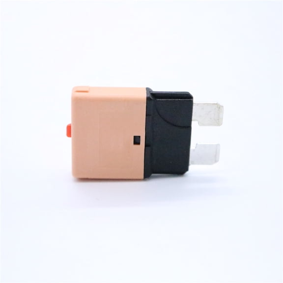 FOMIYES Brown Resettable Blade Fuse 5 Amp for Circuit Breaker with Color Coded Amperage Cover