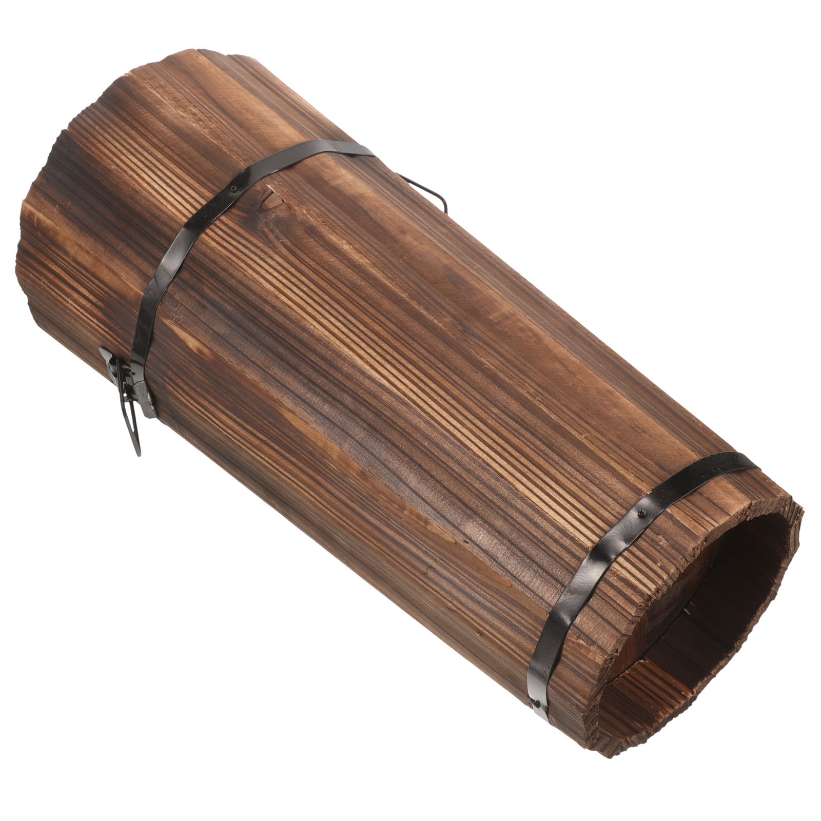 FOMIYES Brown Synthetic Umbrella Stand for Home Use, Compact and Stylish Design Fits Various Umbrella Sizes up to 7.5 Inches