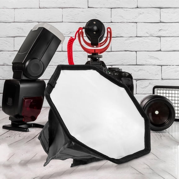FOMIYES Camera Softbox Lighting for Video Recording with Stable Iron Material and Soft Light Cover