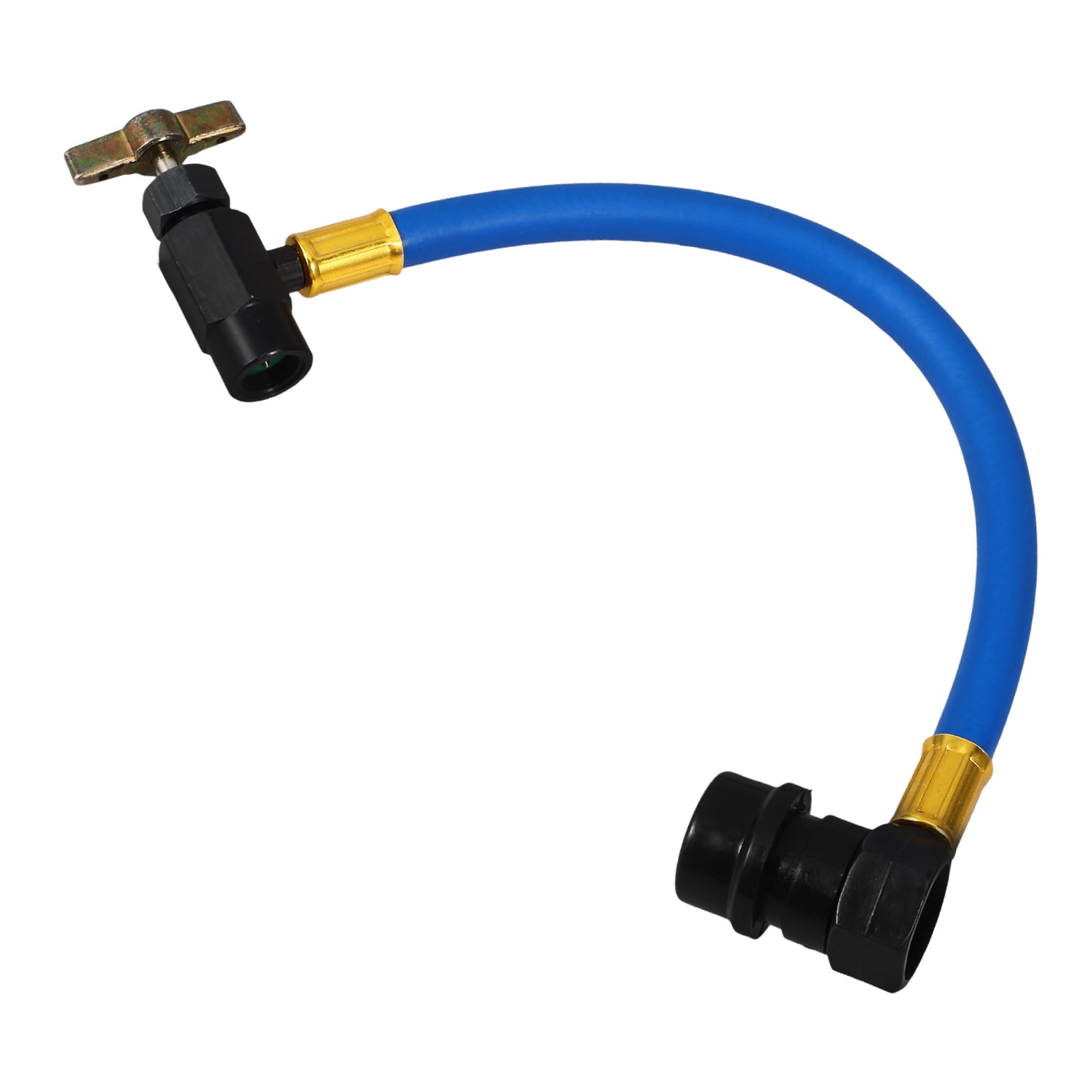 FOMIYES Car AC Refrigerant Charge Hose for Vehicle Use with Durable Plastic Aluminium Alloy Flexible High Pressure Resistant