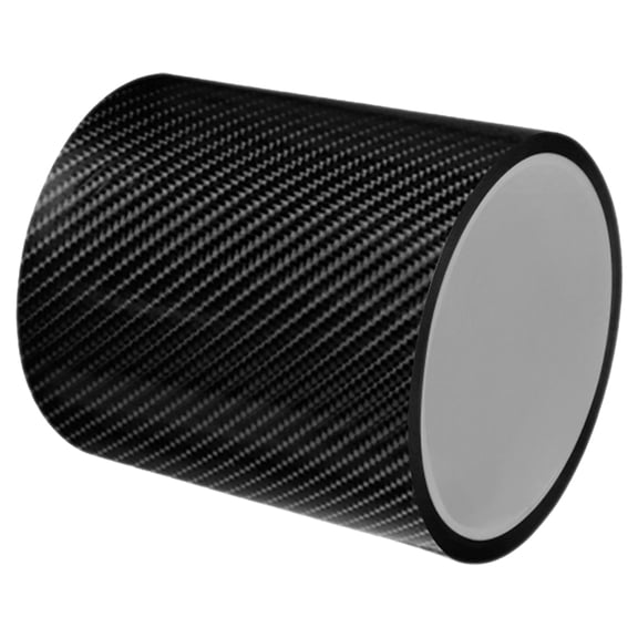 FOMIYES Car Door Edge Protector Tape Black PVC Material with 5D Carbon Fiber Texture for Scratch Protection