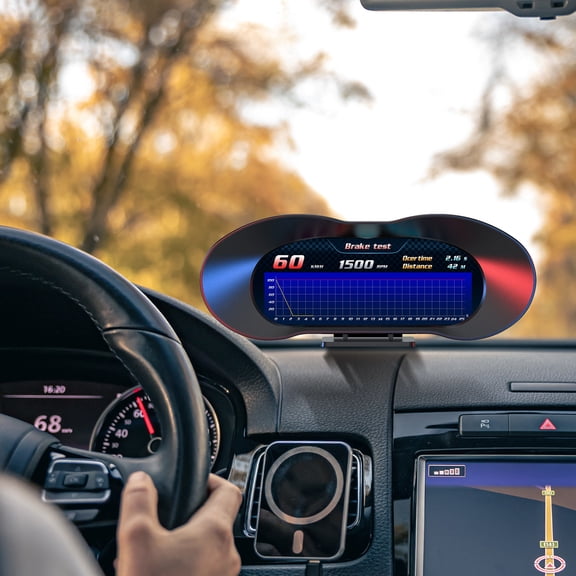 FOMIYES Car Windshield Hud Display with High Definition Screen and Versatile Metrics
