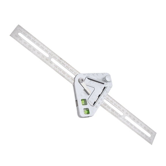 FOMIYES Stainless Steel Carpentry Measuring Piece Multifunctional Woodworking Tool for Precision Woodwork