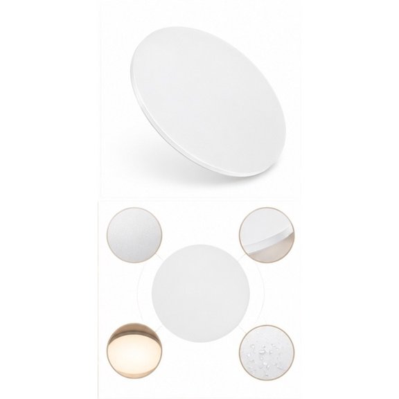 FOMIYES White Acrylic Ceiling Light Diffuser, Soft Lighting, Durable, Easy Installation, Modern Design