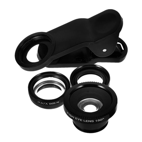 FOMIYES Cell Phone Camera for Macro Mobile Phones Smartphones Black