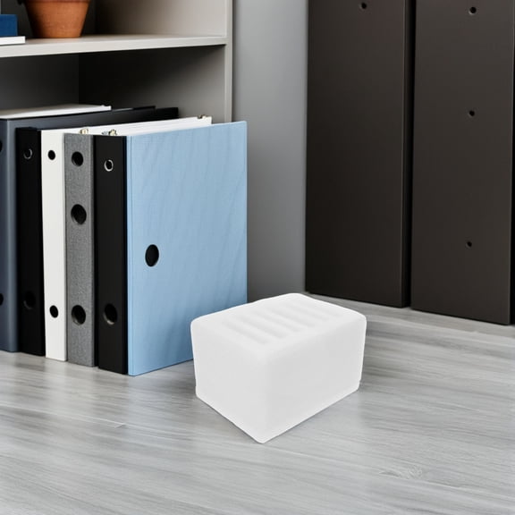 FOMIYES EPE Foam 6-Grid Cell Phone Storage Box, Desktop Mobile Phone Organizer Holder for Office Desk Countertop Accessory Tray