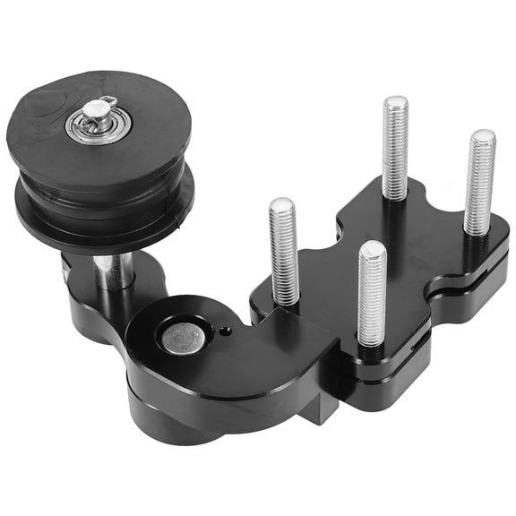 FOMIYES Black Aluminum Alloy Motorcycle Chain Tensioner 1 Set Adjustable for and Enthusiasts