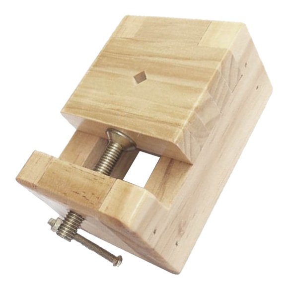 FOMIYES Chinese Seal Stone Wooden Carving Clamp Khaki 1Pcs for Woodworking Enthusiasts