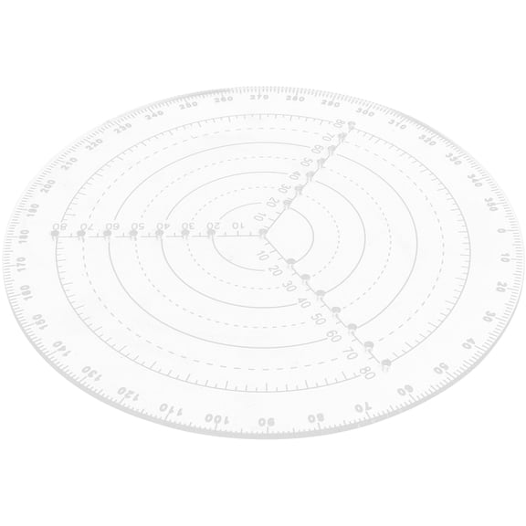 FOMIYES Transparent Center Finder Tool for Drawing Circles Woodworking and Craft Projects