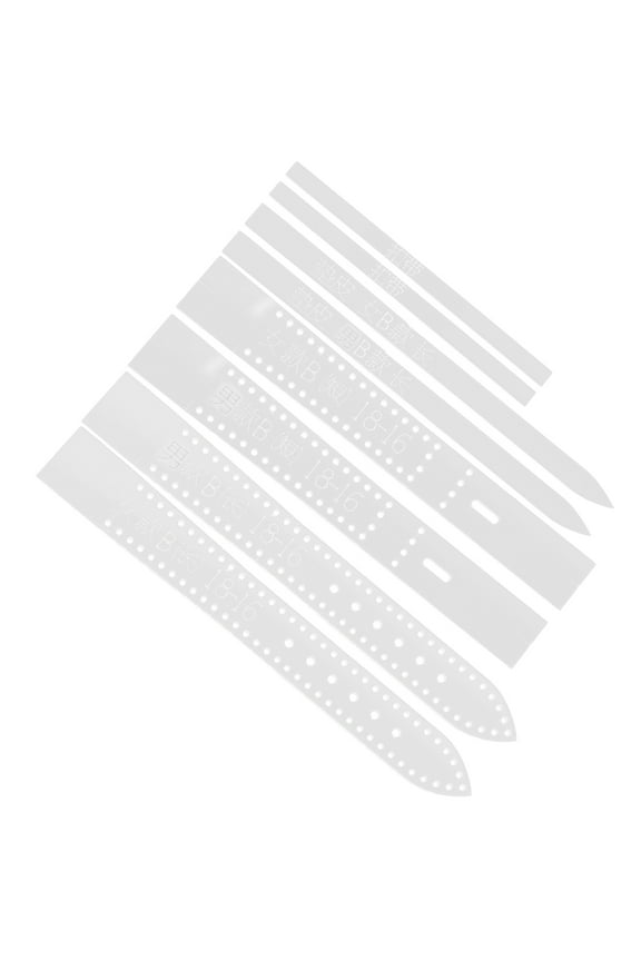 Clear Acrylic Watchband Stencil for DIY Craft Use with Excellent Performance and Simple Design 8 pcs