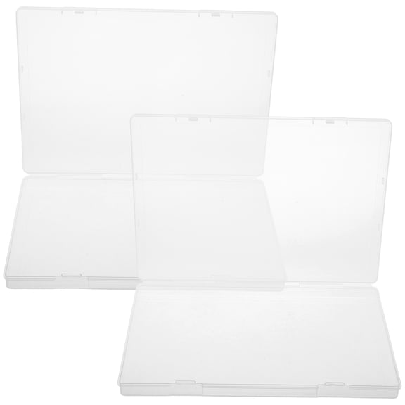 FOMIYES Clear PP Birth Certificate Organizer for Easy Document Management 2Pcs