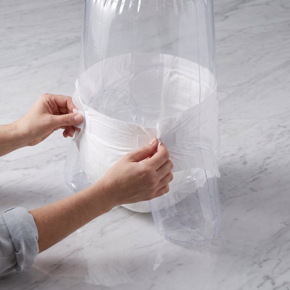 FOMIYES Clear PVC Diapers Display Torso Models for Stores, Exhibitions, and Product Showcases