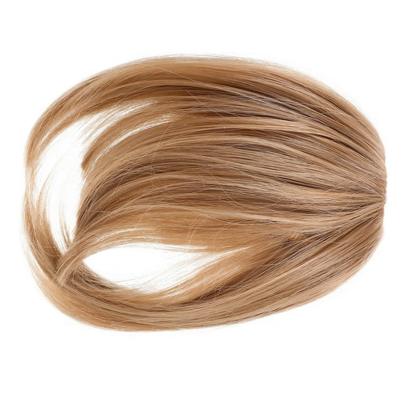 FOMIYES Clip In Bangs Hair Extensions with High Temperature Fiber Brown Color for Decor and Easy Use