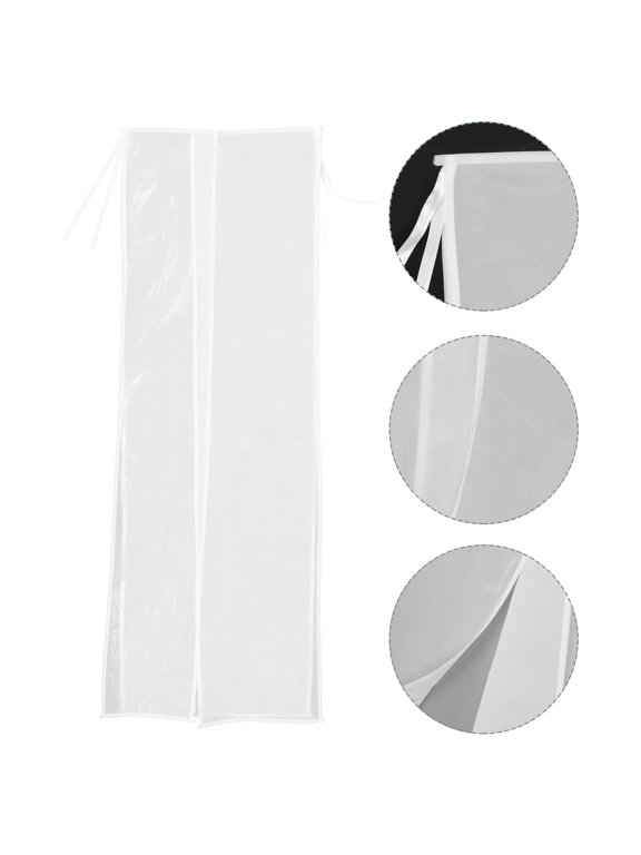 Cover for Clothing Rack Clear Garment Rack Cover Dustproof Balcony 1Set