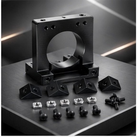 FOMIYES Cnc Spindle Fixture 65mm Motor Clamp Holder Bracket for Mills
