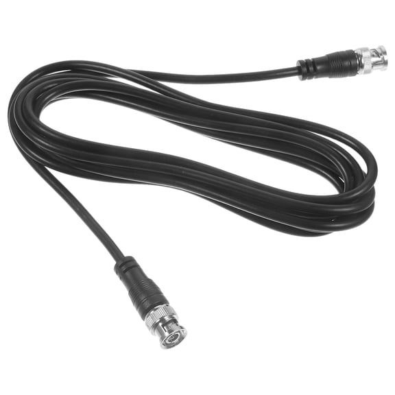 FOMIYES Black BNC Extension Cable for Antenna, Scanner, CCTV, and Video Equipment Use