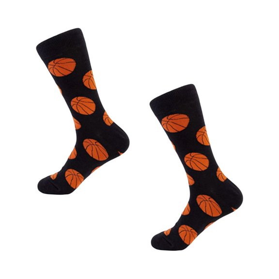FOMIYES Cold Weather Cotton Basketball Socks Multi Color Ultra Soft Casual Socks