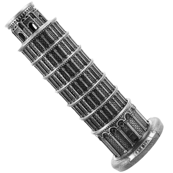 FOMIYES Handmade Zinc Alloy Leaning Tower of Pisa Sculpture Elegant Italy Building Decor