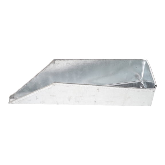 FOMIYES Compact Metal Dustpan Plated Silver Rectangular Design for Desk Crumb Sweeping and Garden
