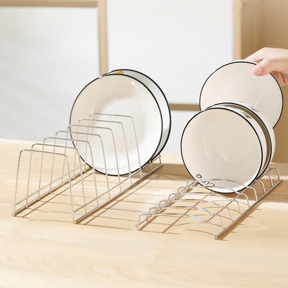 Square Dish Drying Rack FOMIYES Compact Modern Kitchen Dish Drying Rack with Drain Stand, Small ...