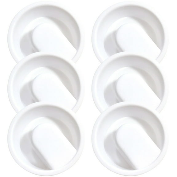 FOMIYES Juice Jugs Carafe Lid Replacement PP 6Pcs 2.99X2.99X1.49In