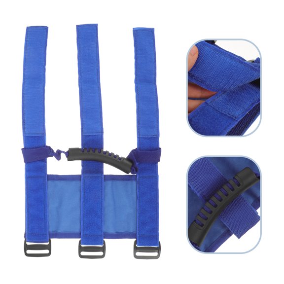 FOMIYES Convenient Grip Handle Blue Cloth 23x6.7in For Car Owners Durable Weather Resistant Various Sports Games