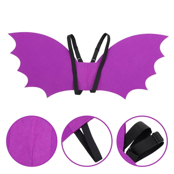 FOMIYES Simulated Bat Wing Costume, Purple Eva for Cosplay, Mysterious and Cool