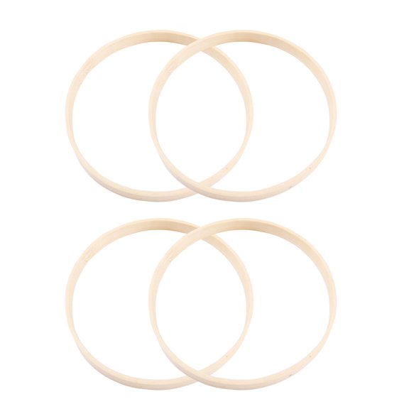 FOMIYES Craft Rings For Catchers Dream Catcher Ring Beige 15Pcs
