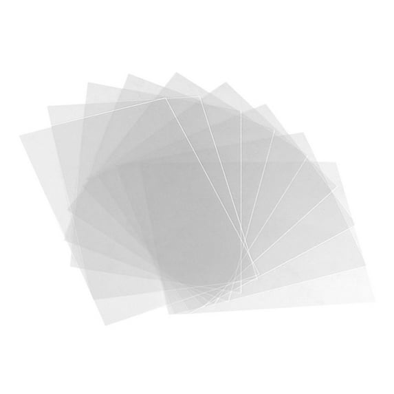 FOMIYES Crafting Projects Plastic Sheets 10Pcs Clear Film for Crafting and Art Projects