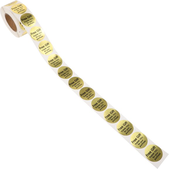 FOMIYES 1 Roll T You Stickers Adhesive Label Stickers for Packaging Decoration