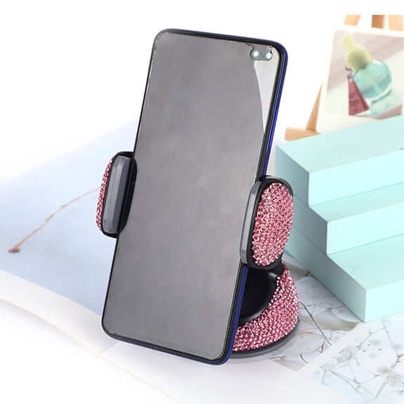 FOMIYES Pink Car Phone Stand for Vent Multi Angle Use Compact Bling Accessories