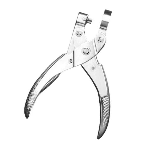 FOMIYES Metal Hole Puncher for Art Projects, 1 Piece Compact Rubber Handle, Perfect for Crafting and Scrapbooking