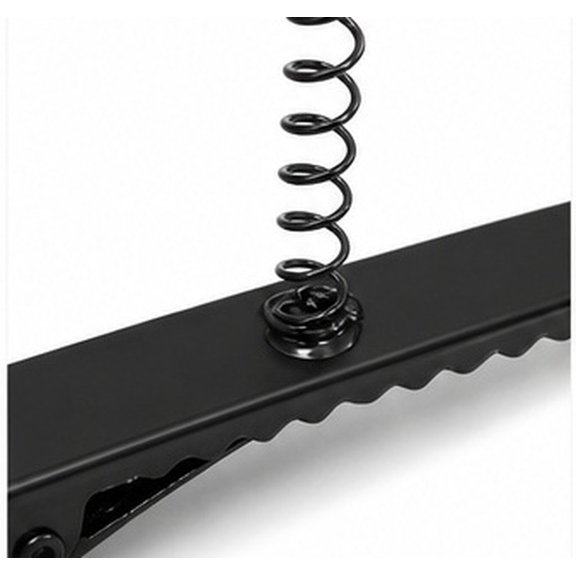 FOMIYES 120 Count Black Metal Barrettes, Strong Grip Hair Clip Blanks for Crafts, Hair Accessories, Bow Making, Salon Styling