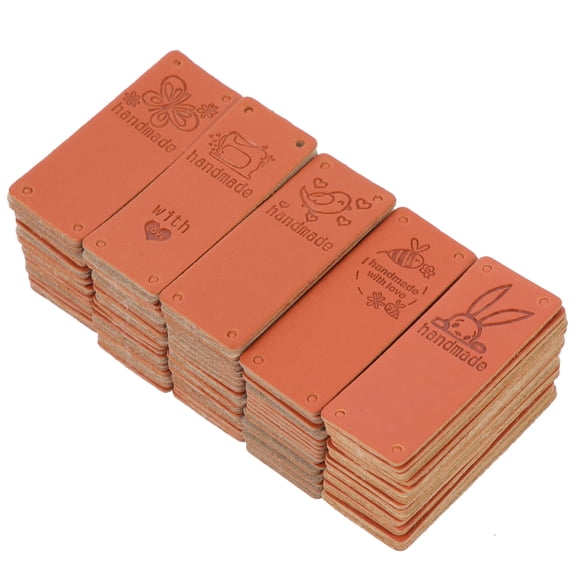 FOMIYES DIY Projects Custom Made Embossed Labels for Apparel 100Pcs