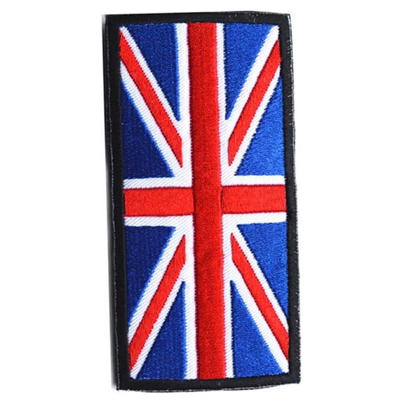 FOMIYES Decorate Union Jack Flag Patch Multi Fabric Stickers Jacket Patches 1Pack
