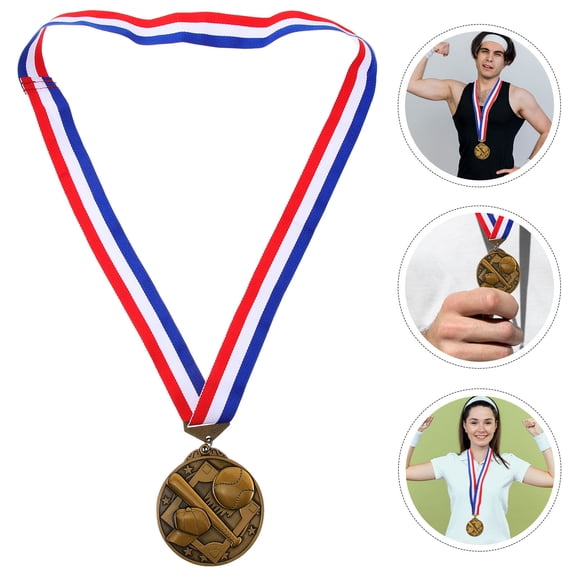 FOMIYES Decorative Golden Baseball Medal for Competition and Party Award Recognition