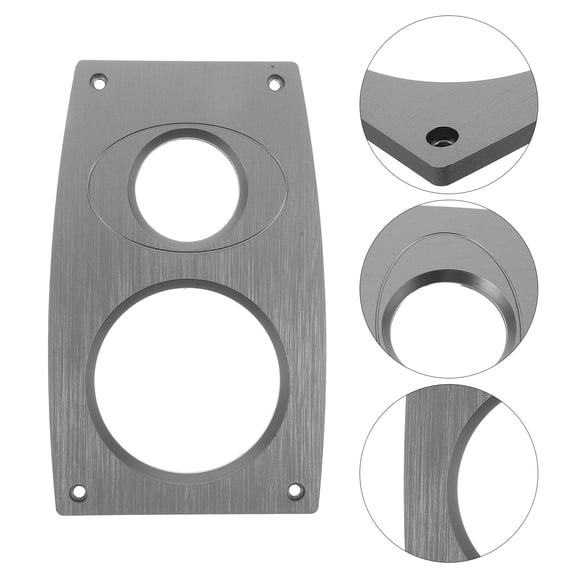 FOMIYES Decorative Speaker Face Cover Dark Grey Plastic Grill Frame with Stable Speaker Unit Mounting