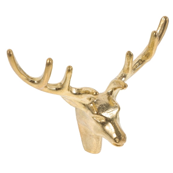 FOMIYES Deer Head Furniture Pull Handle Cabinet Knob For Dresser Closet And Home Decor Unique Artistic Design For
