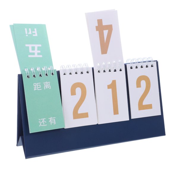 FOMIYES Fomiyes Dark Blue Paper Countdown Calendar for Study Planning