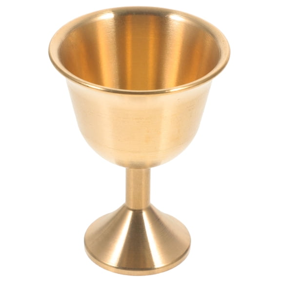 FOMIYES Multi-Function Brass Cup for Desktop Buddhism Worship and Decoration
